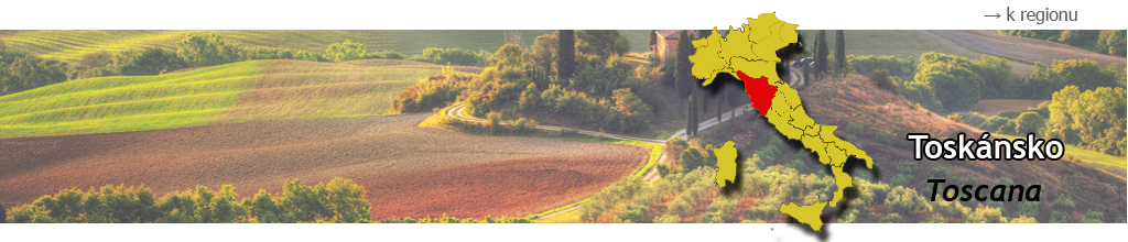 Toskánsko  italský vinařský region Toscana